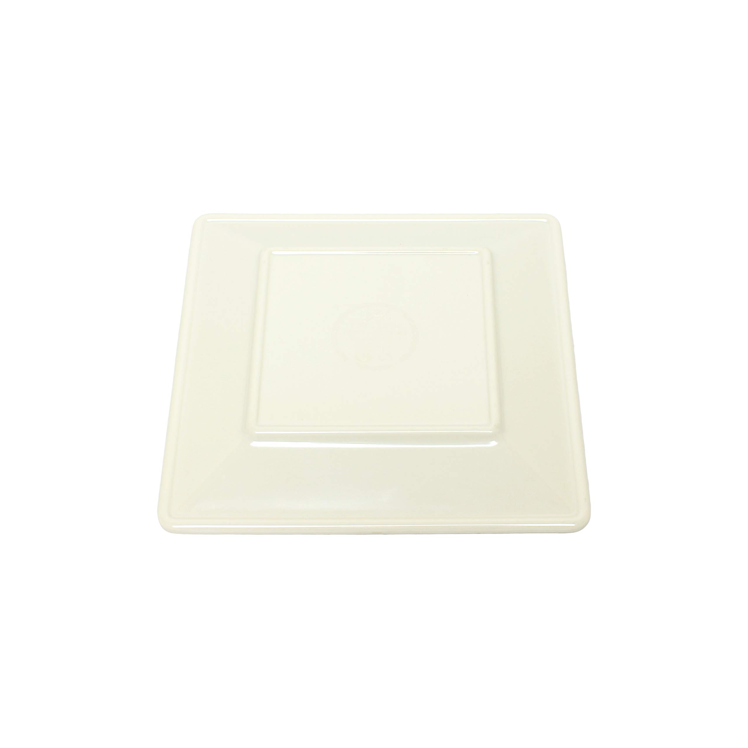 Thunder Group Passion Pearl Melamine Dinnerware 4-Inch Square Plate - Durable & Stylish for Outdoor Dining, Picnics, and Party Serving