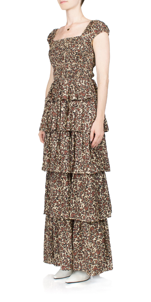 Catalina Dress Paisley Print - Flowy Boho Maxi Dress for Women | Perfect for Beach Vacations, Summer Parties & Casual Outings