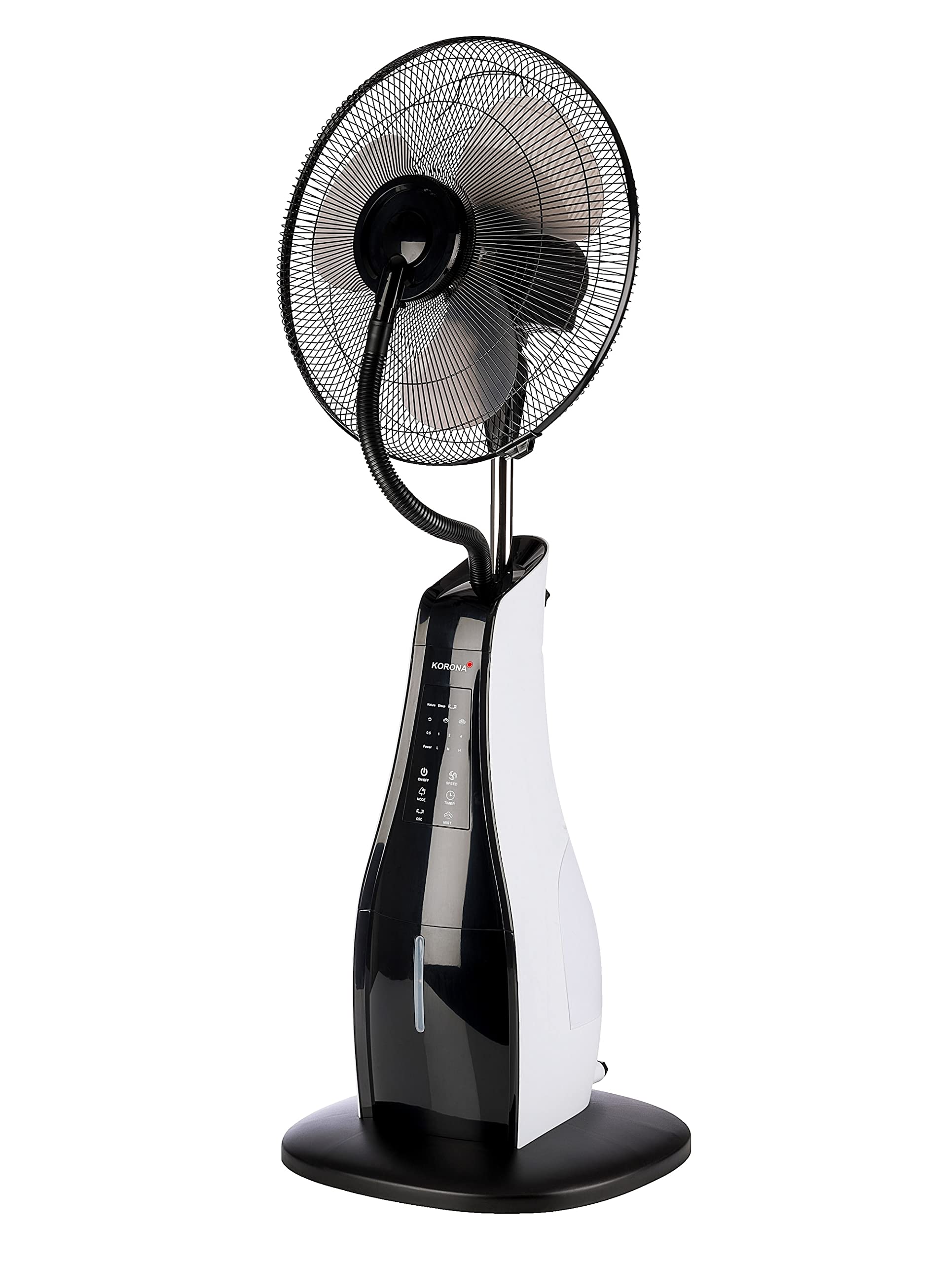 Korona 81102 Atomizer Fan - 16 Inch Oscillating Cooling Fan with 3.3L Water Tank, Adjustable Mist Levels & Timer - Perfect for Home, Office, Patio, and Outdoor Cooling