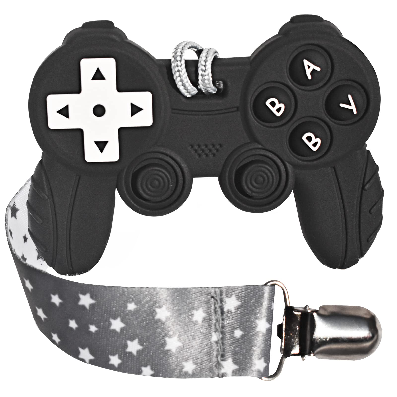 Baby Game Controller Teether - Safe Chew Toy for Teething Babies - Gaming Theme for Playtime