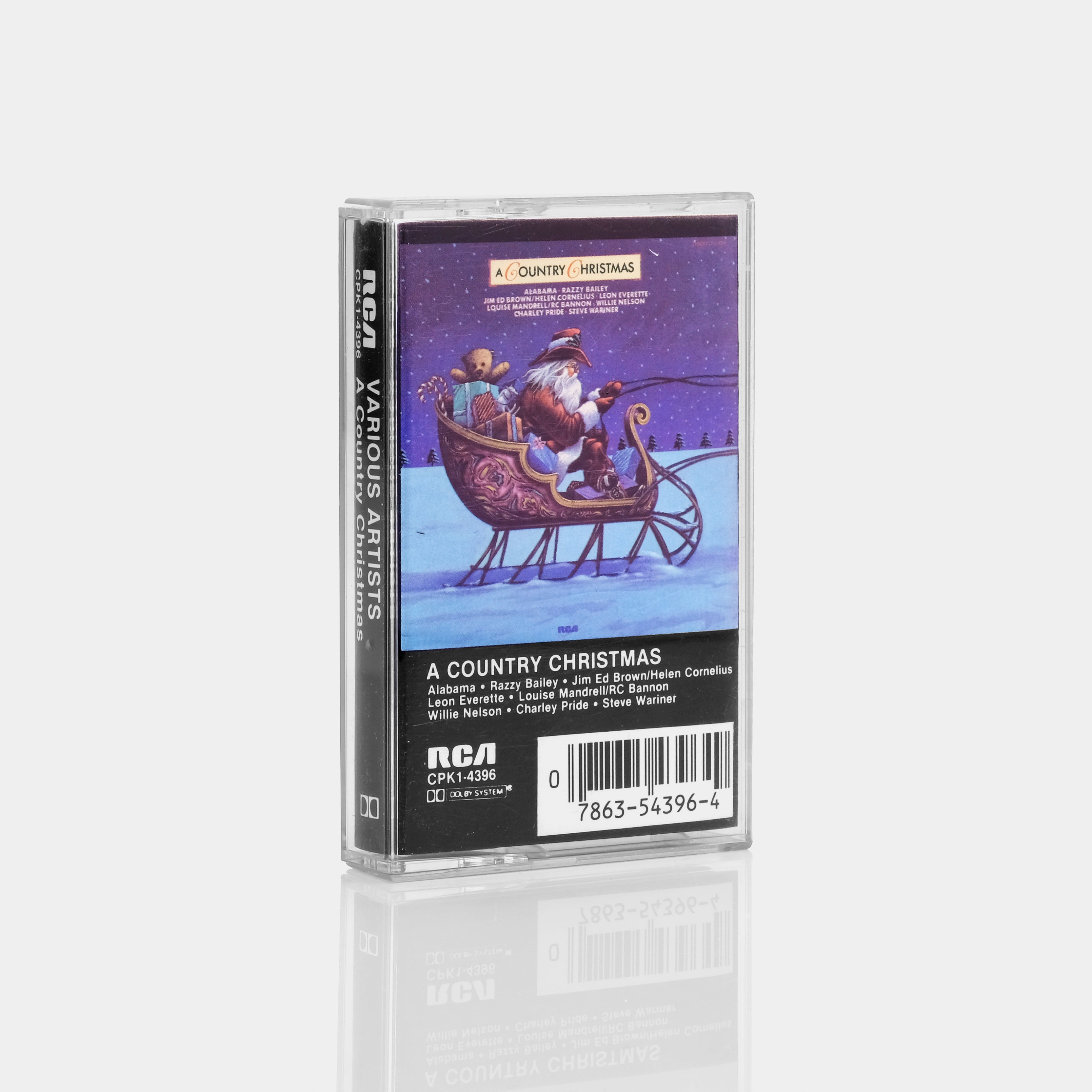 Vintage A Country Christmas Cassette Tape - Classic Holiday Music Collection for Festive Decor & Nostalgic Gift Giving