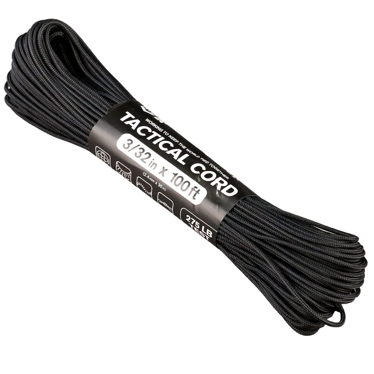 Tactical Paracord 100ft - Survival Gear for Lanyards & Bracelets