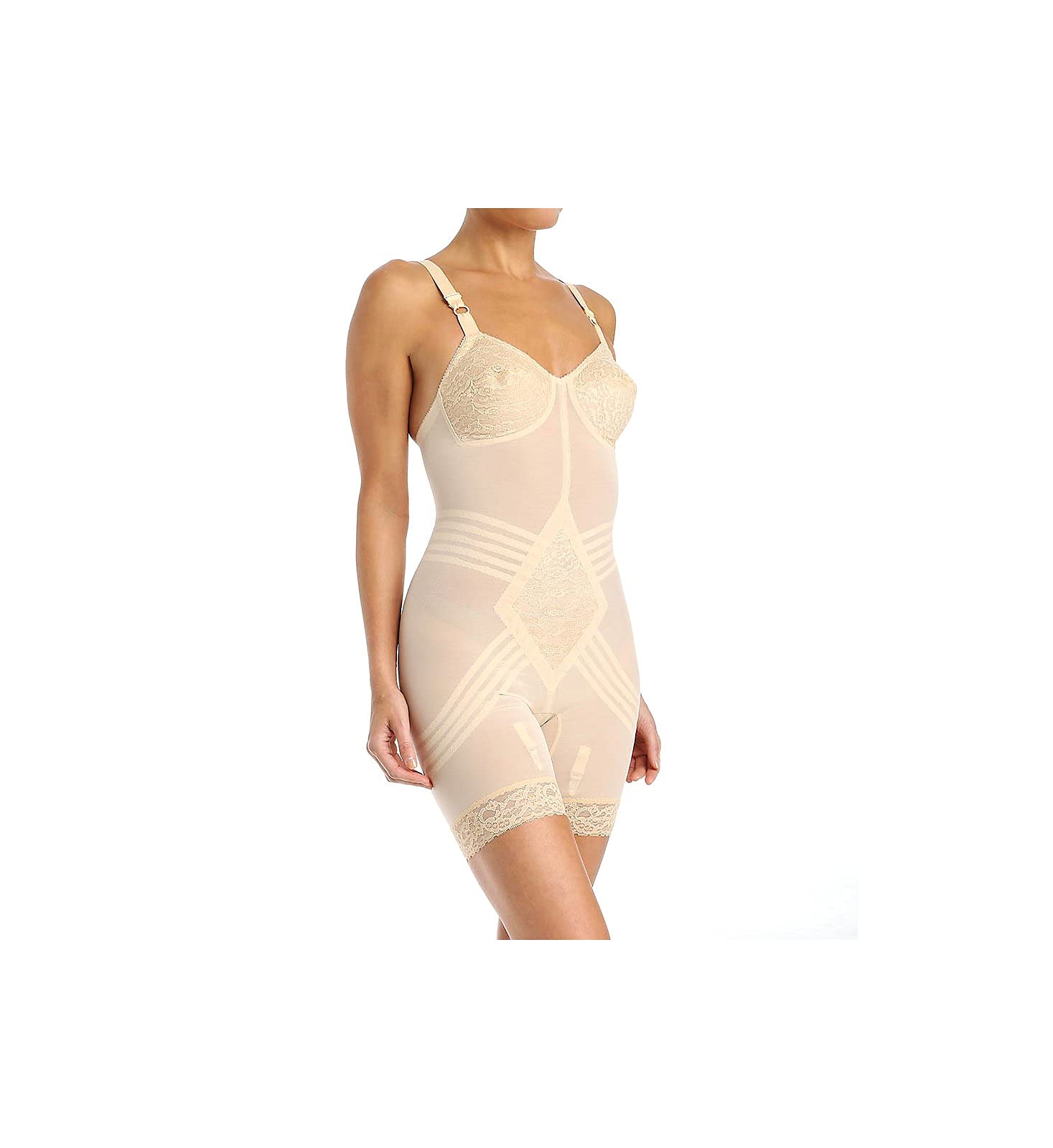 Rago Style 9071 Women's Firm Control Body Briefer - High Waist Shaper for Tummy Control & Smoothing - Perfect Under Dresses, Formal Wear & Everyday Shapewear