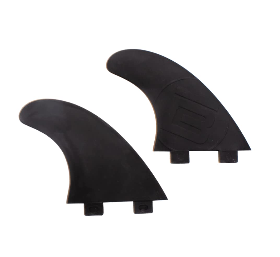 BOTE Side Bite Fins Set - 2 Piece SUP & Kayak Replacement Fins for Inflatable/Hard Stand Up Paddle Boards | Durable & Removable Accessory for Surfing, Fishing & Water Sports