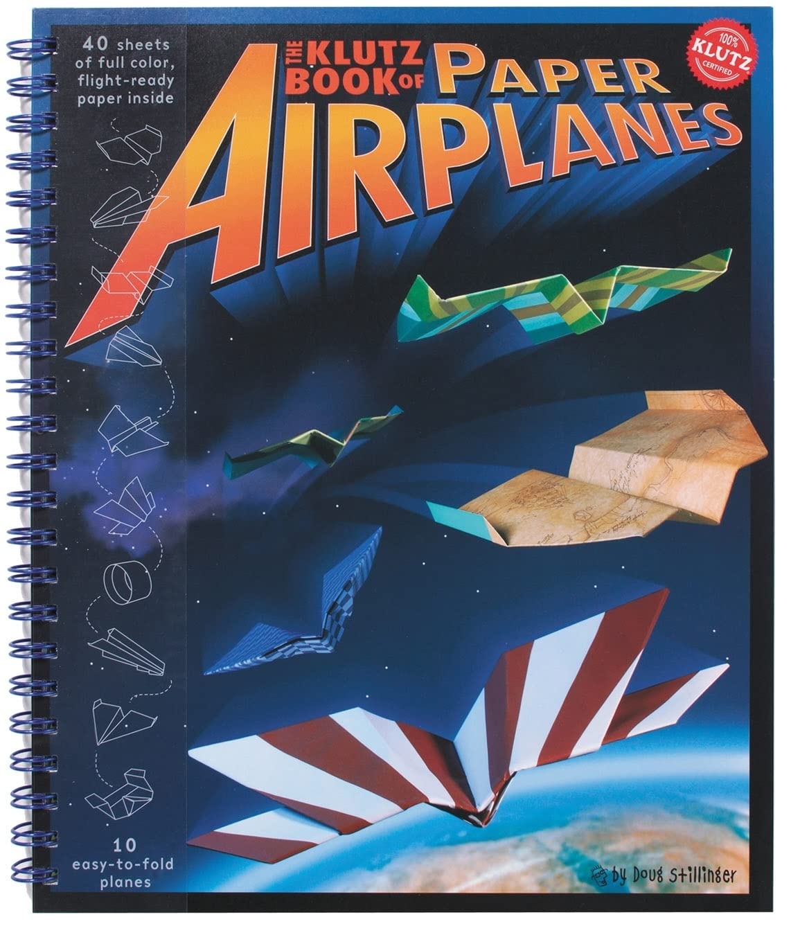 Klutz Book of Paper Airplanes Craft Kit - DIY Paper Plane Making Kit for Kids & Adults, Fun STEM Activity, Educational Toy for Creative Play at Home, School or Outdoor