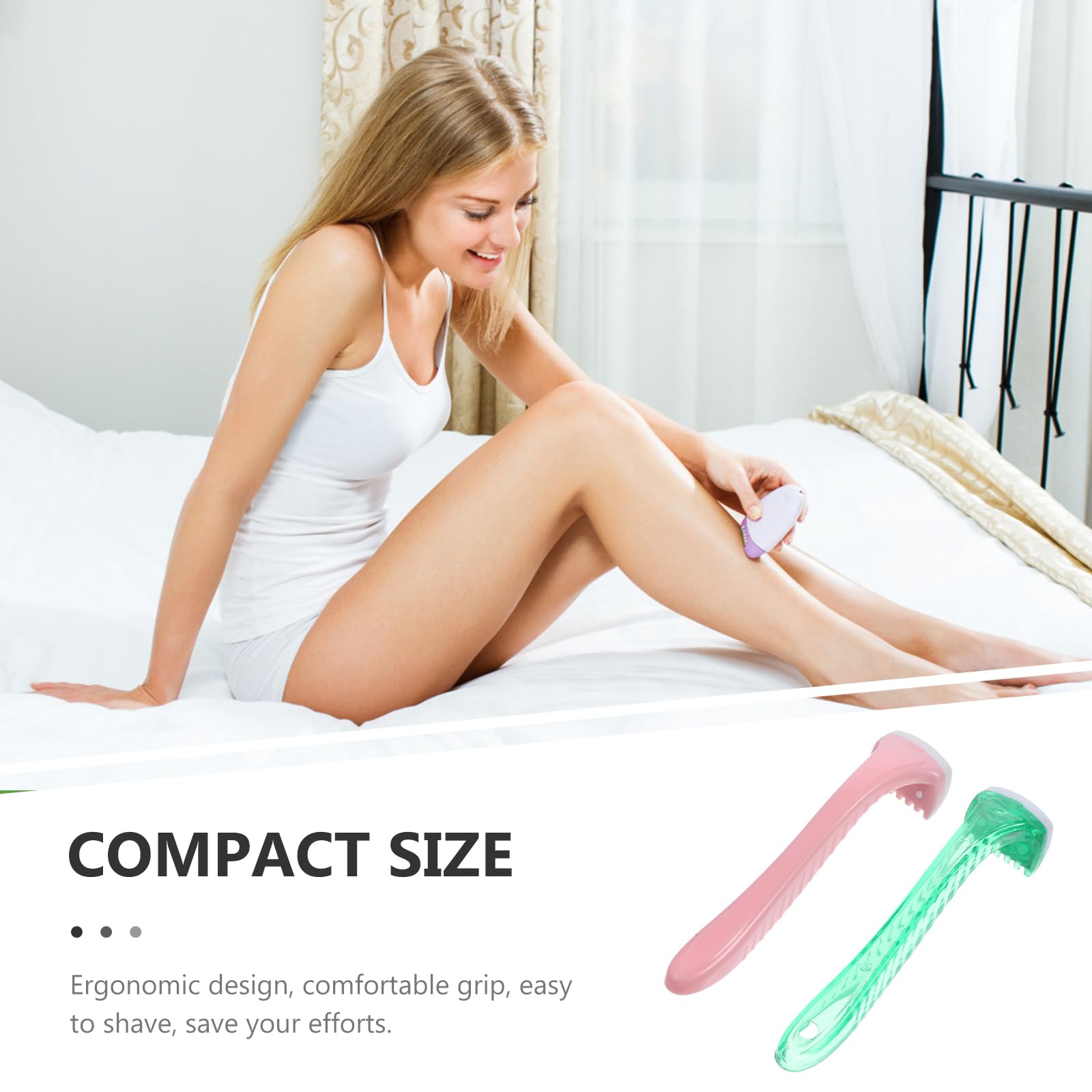 6-Pack Women's Razors for Legs, Arms & Intimate Areas - Smooth & Safe Hair Removal Shaver for Women - Perfect for Travel, Gym & Everyday Use