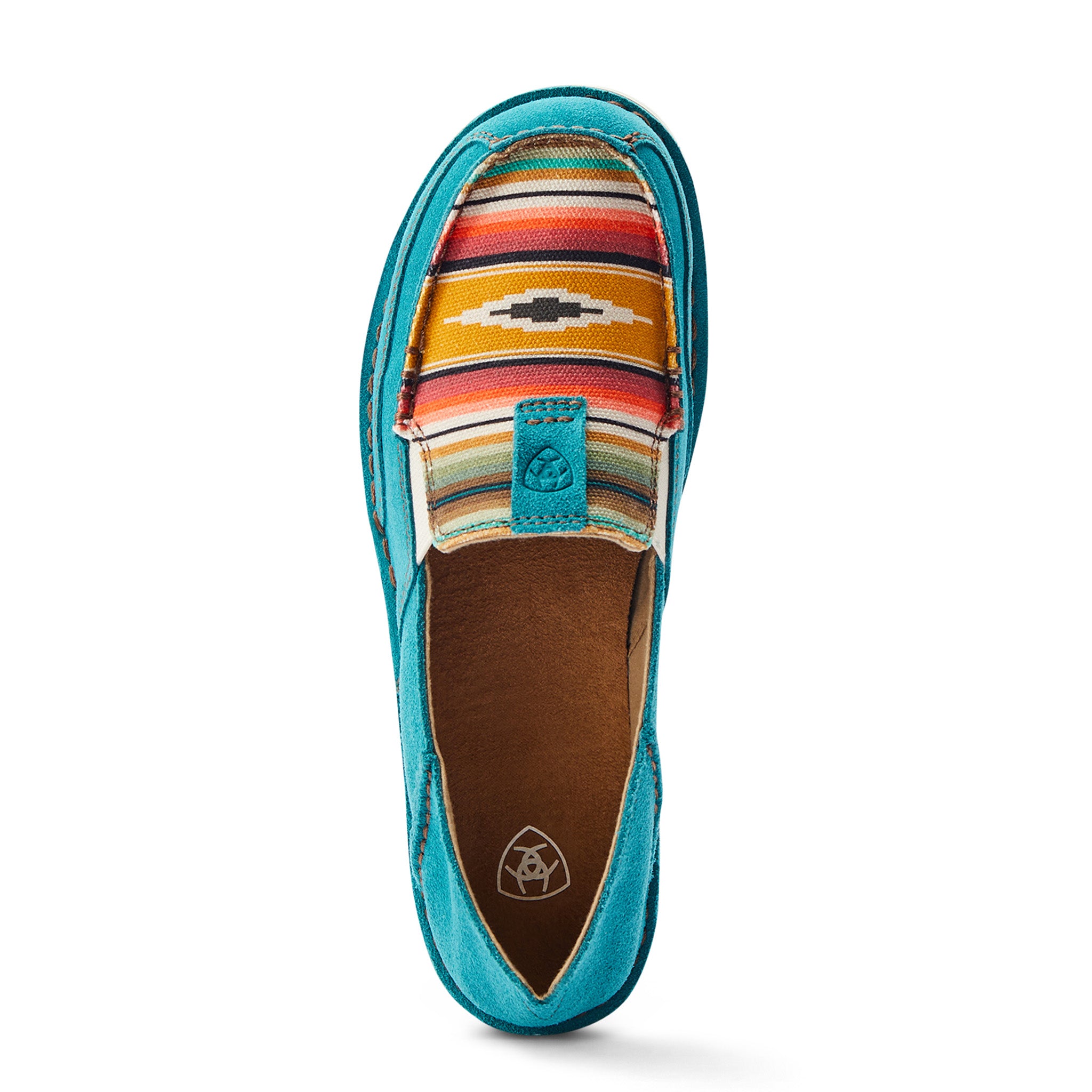 Ariat Women's Teal Serape Western Boots - Stylish Cowgirl Boots for Rodeo, Line Dancing & Country Fashion