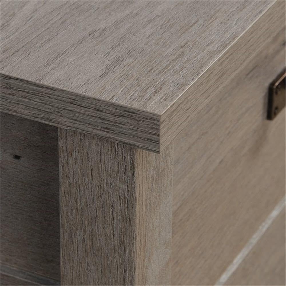 Pemberly Row 2-Drawer Coffee Table - Mystic Oak Finish for Living Room Storage