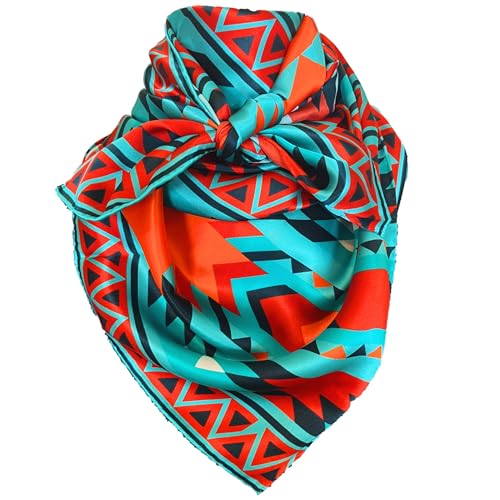 Aztec - Turquoise & Orange