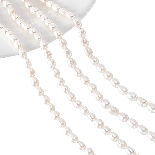 Creamy White Rice - 4~5mm - about 100 pcs
