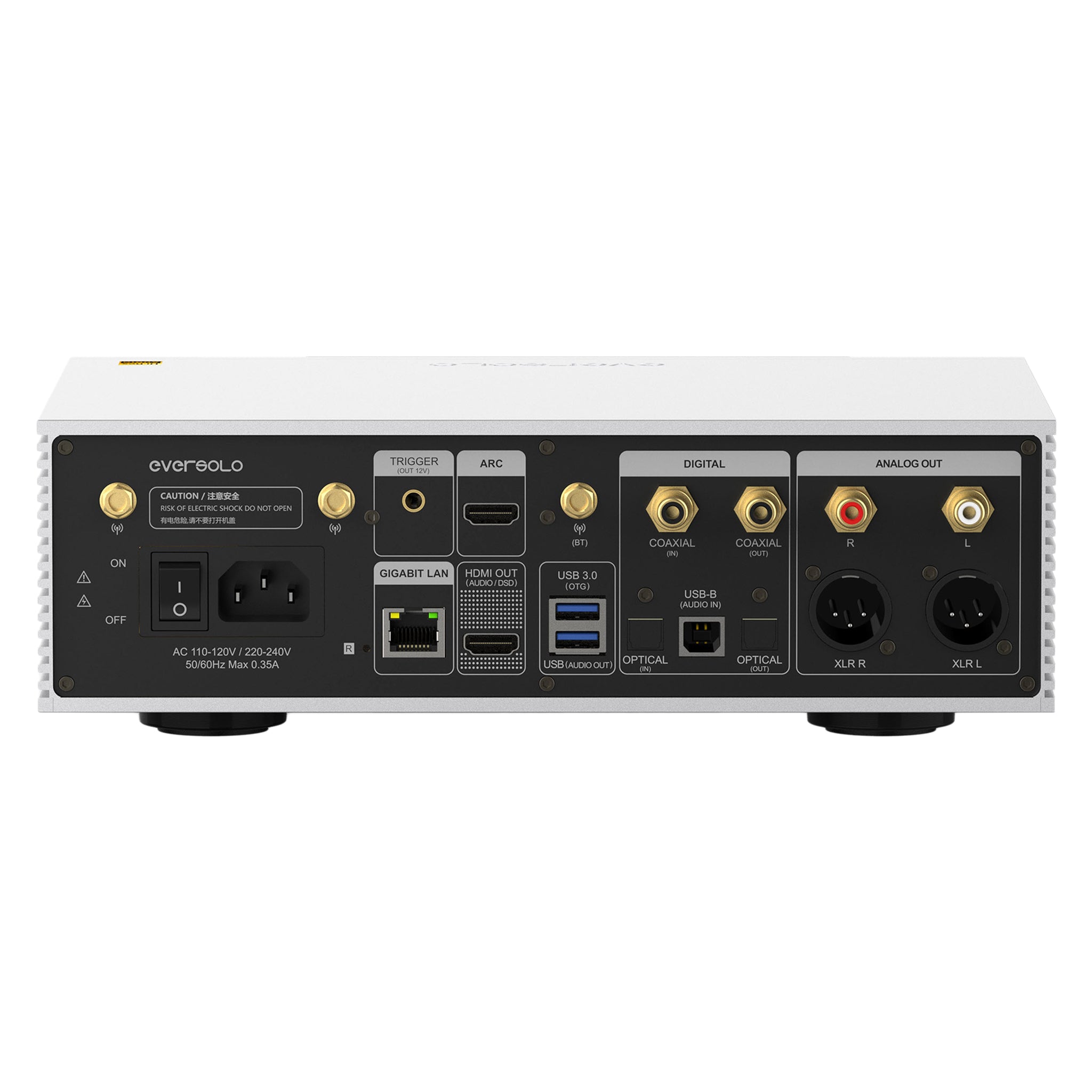 Eversolo DMP A6 Master Edition Gen 2 Hi-Res Streaming DAC & Preamplifier - Perfect for Audiophiles & Home Theater Systems
