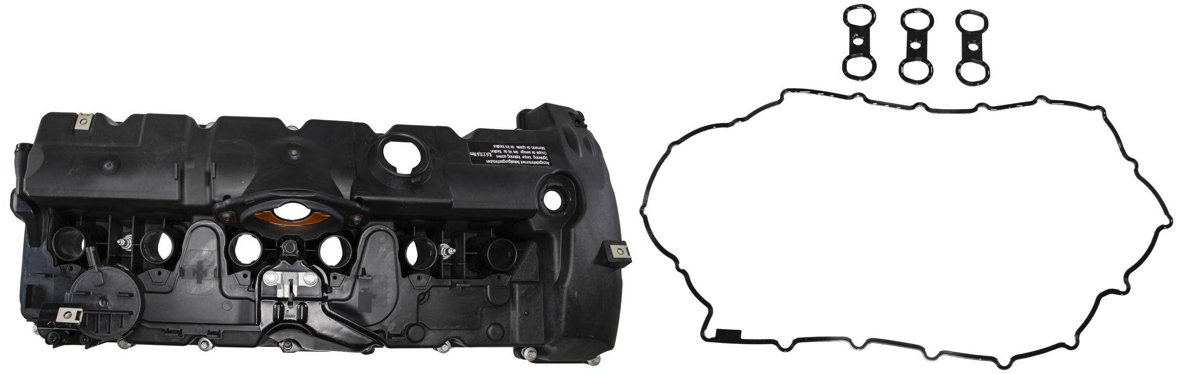 BMW Valve Cover Replacement VCE0102 with Breather Valve & Gasket Kit - Compatible with Select BMW Models - Perfect for Engine Repair & Maintenance