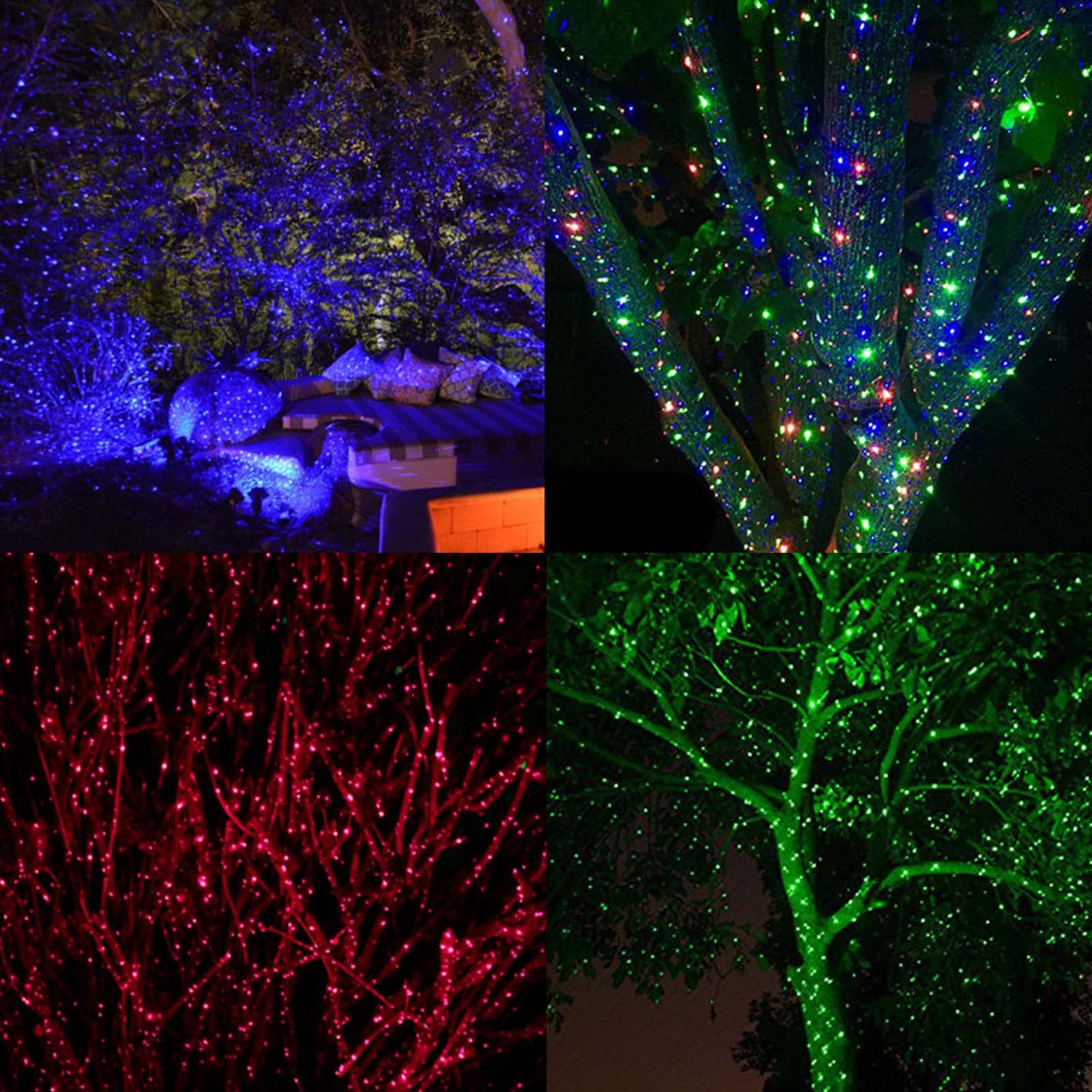 Outdoor Laser Christmas Lights - Waterproof RGB Projector with Moving Firefly Effect for Garden, Yard, and Holiday Decorations | Perfect for Christmas, Halloween, Parties & Outdoor Events