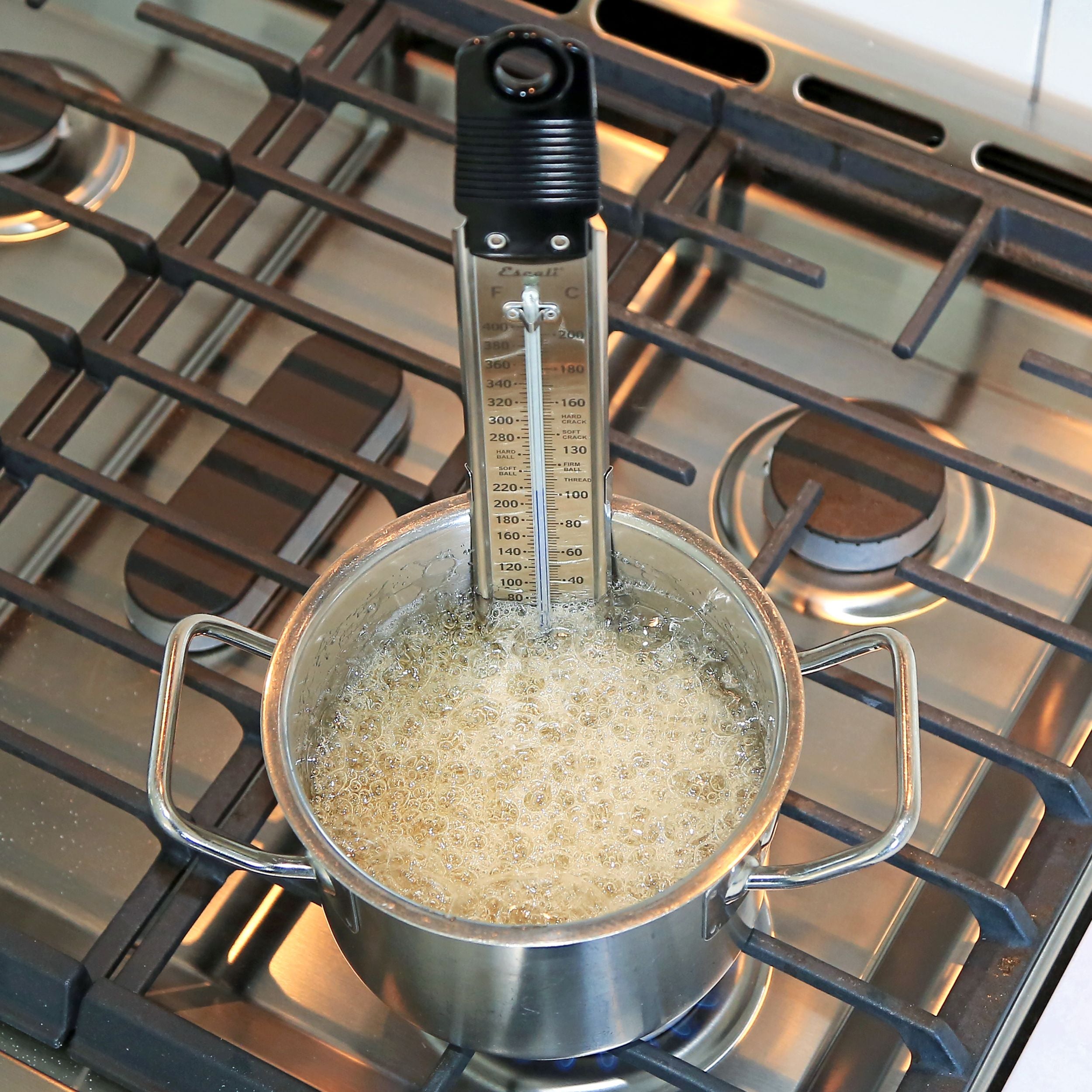 Stainless Steel Deep Fry & Candy Thermometer - Accurate Cooking & Baking Tool for Frying, Candy Making, and Oil Temperature Monitoring