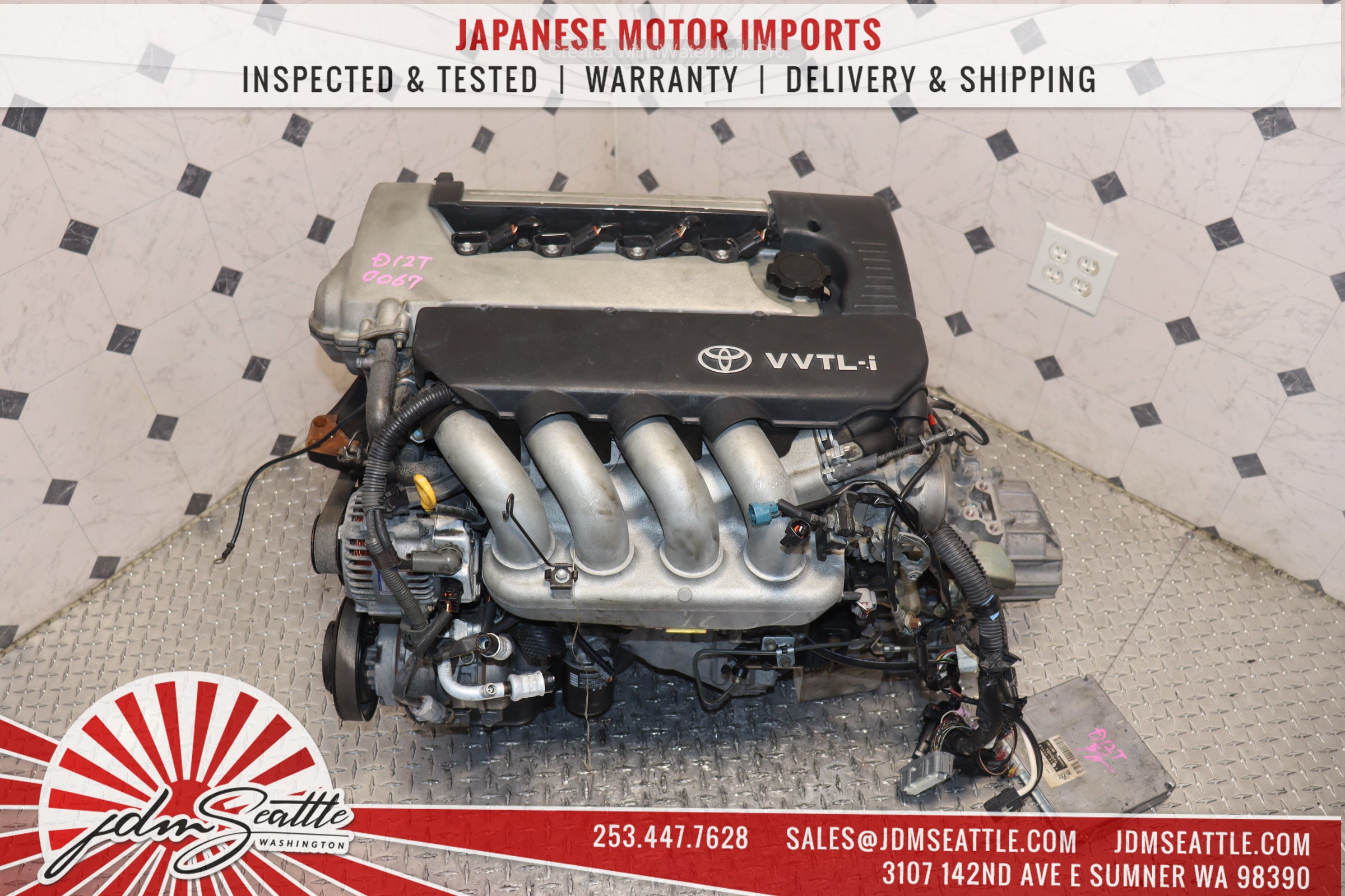 JDM 2000-2005 Toyota Celica GT-S 2ZZ-GE VVT-i Engine with 6-Speed Manual Transmission - High Performance Upgrade for Racing & Street Driving