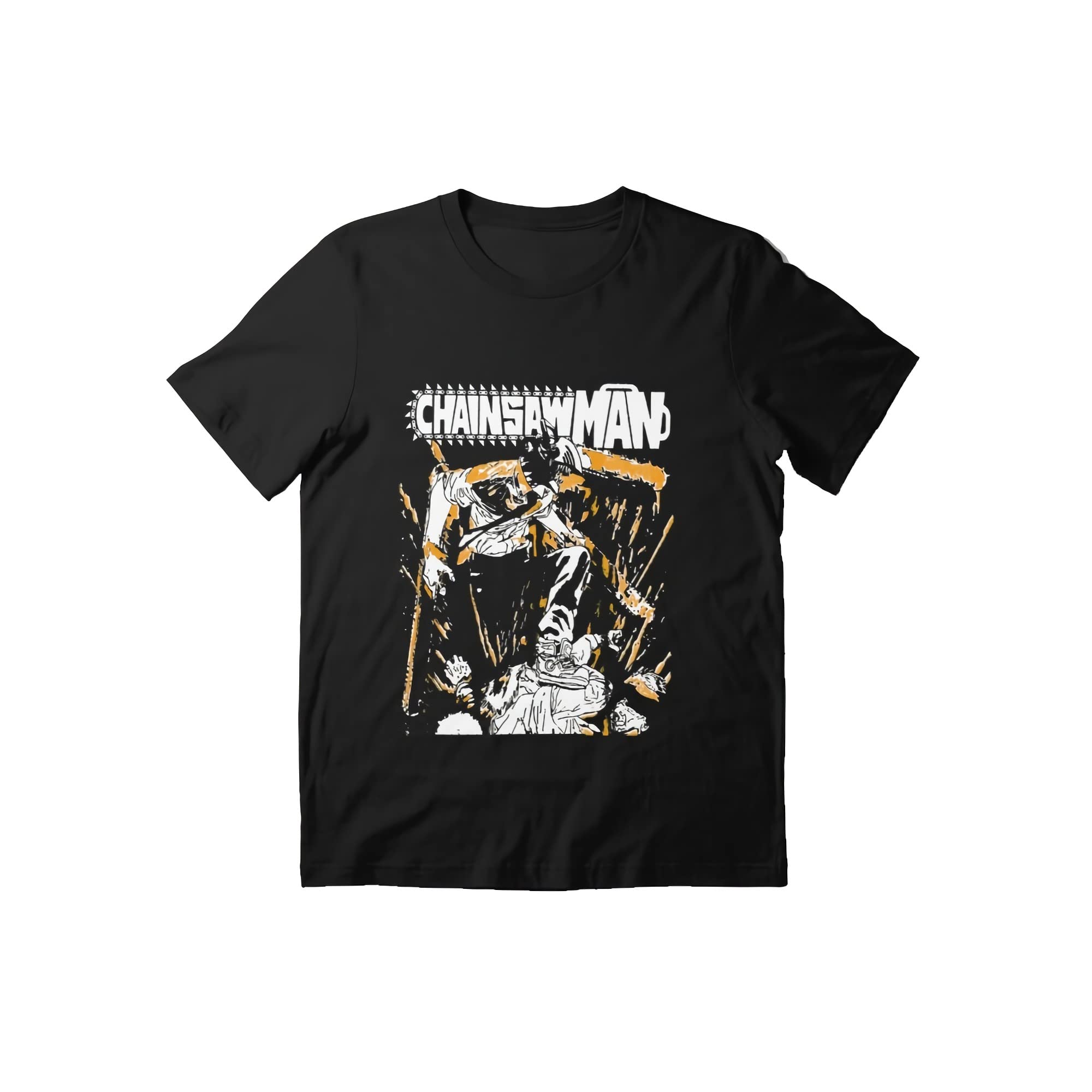 Chainsaw Man Anime Graphic Print T-Shirt - Unisex Summer Fashion Tee for Men & Women - Perfect for Cosplay, Conventions, and Casual Wear