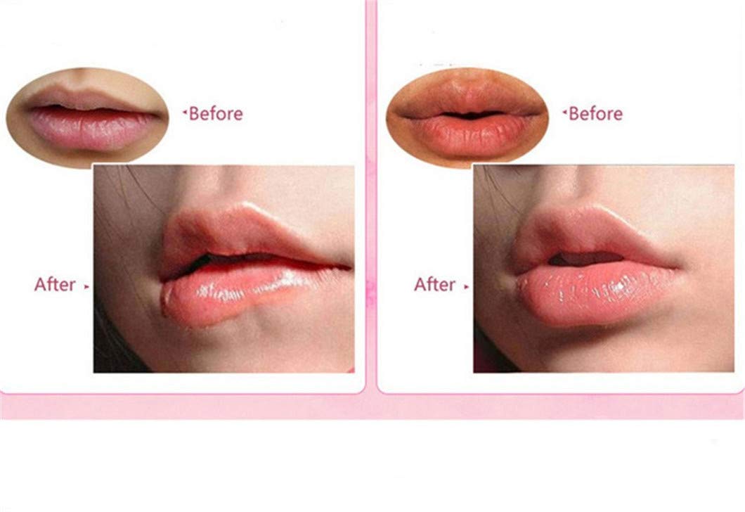 30PCS Collagen Lip Mask Sheets - Hydrating & Plumping Lip Patches for Dry, Chapped Lips - Moisturizing Lip Care Treatment with Rose Pink Crystal Formula - Perfect for Night Care, Makeup Prep & Winter Lip Protection