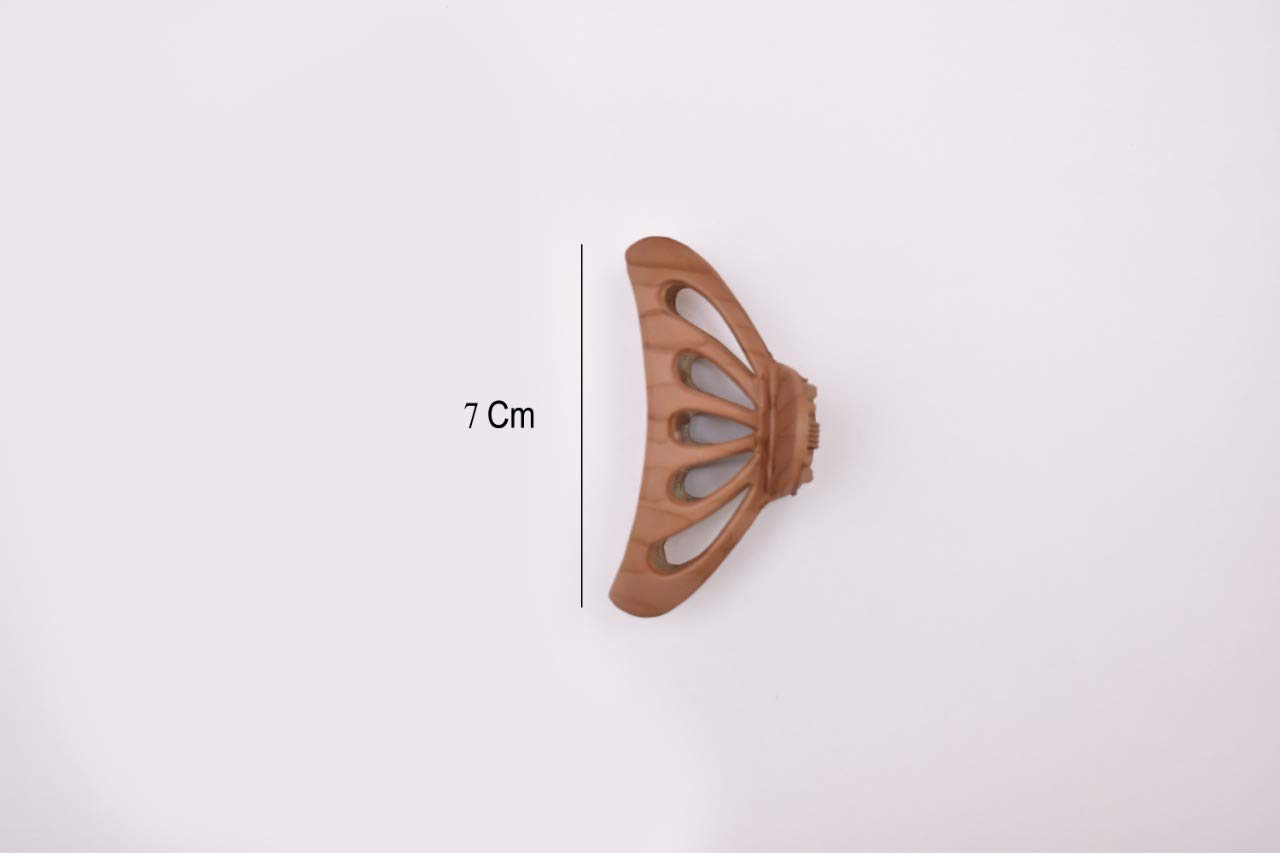 Soham International Wooden Hair Clips Set - 3 Piece Colorful Hair Claws & Clutches for Women & Girls | Perfect for School, Parties & Everyday Hairstyles