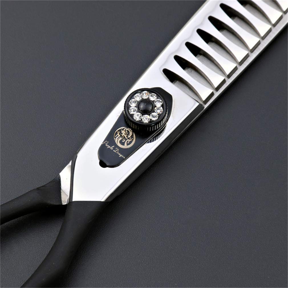 8.0 Inch Professional Stainless Steel Pet Grooming Scissors Kit - Straight & Thinning Shears for Dogs Cats Grooming | Pet Barber Shop & Home Use Trimming Tools