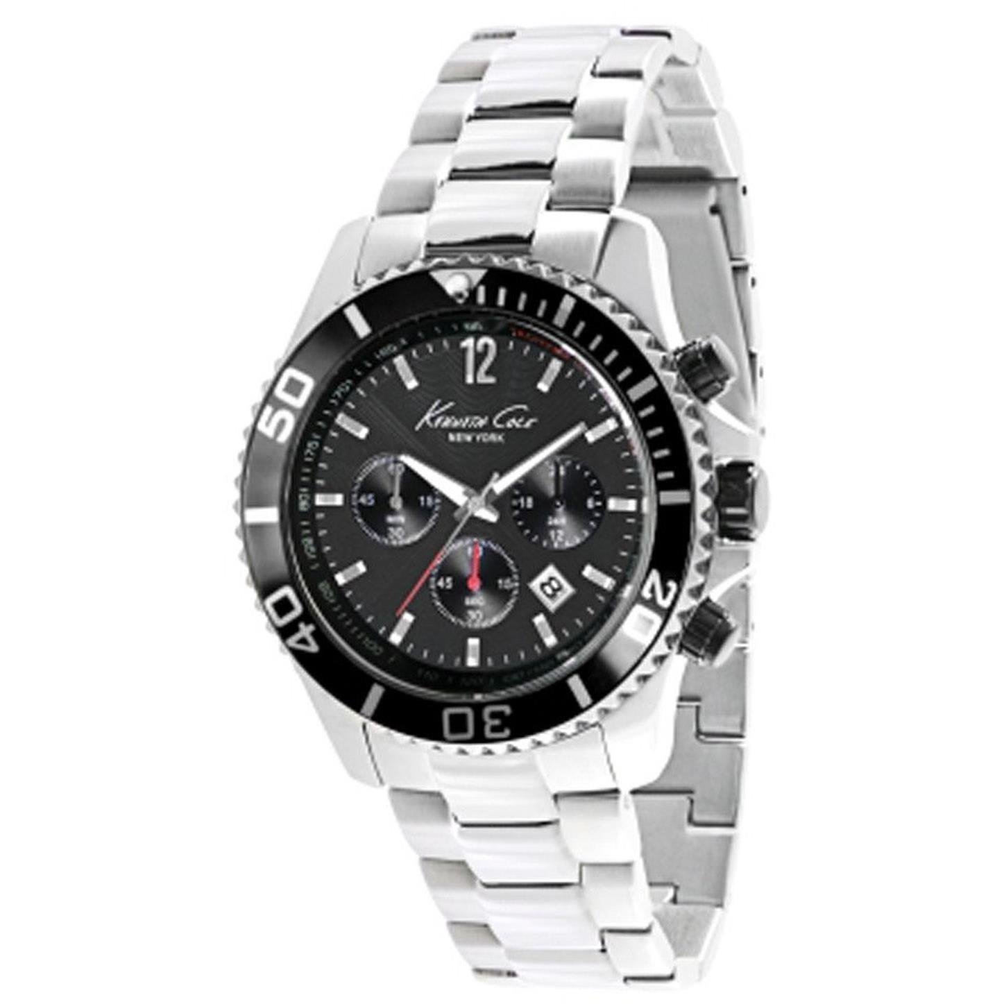 Kenneth Cole New York Men's Dress Sport Watch - Waterproof Chronograph Stainless Steel Watch for Business, Casual & Formal Occasions