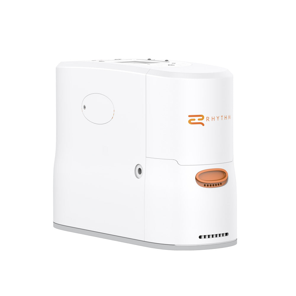 Rhythm P2 E7 Portable Oxygen Concentrator - Lightweight & Quiet Oxygen Machine for Travel, Home & Outdoor Use - Perfect for COPD, Sleep Apnea & Respiratory Support