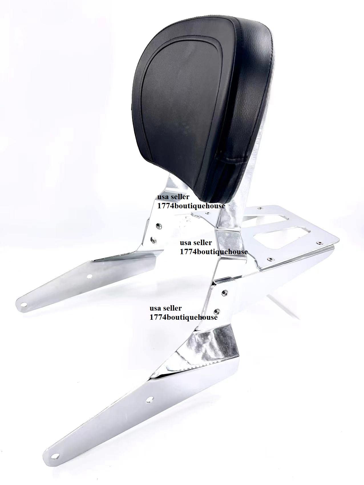 Yamaha Roadstar Warrior XV1700 Sissy Bar Backrest & Luggage Rack (2002-2009) - Comfortable Passenger Support & Storage Solution for Long Rides and Road Trips