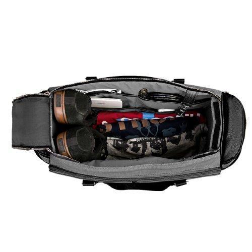 Alpaque Water-Resistant Duffle Bag for 15.6 Inch Laptop - Compatible with MacBook, Dell Inspiron, Acer Aspire, Toshiba Satellite, ASUS ROG, HP Flip - Perfect for Travel, Gym & Business Commute