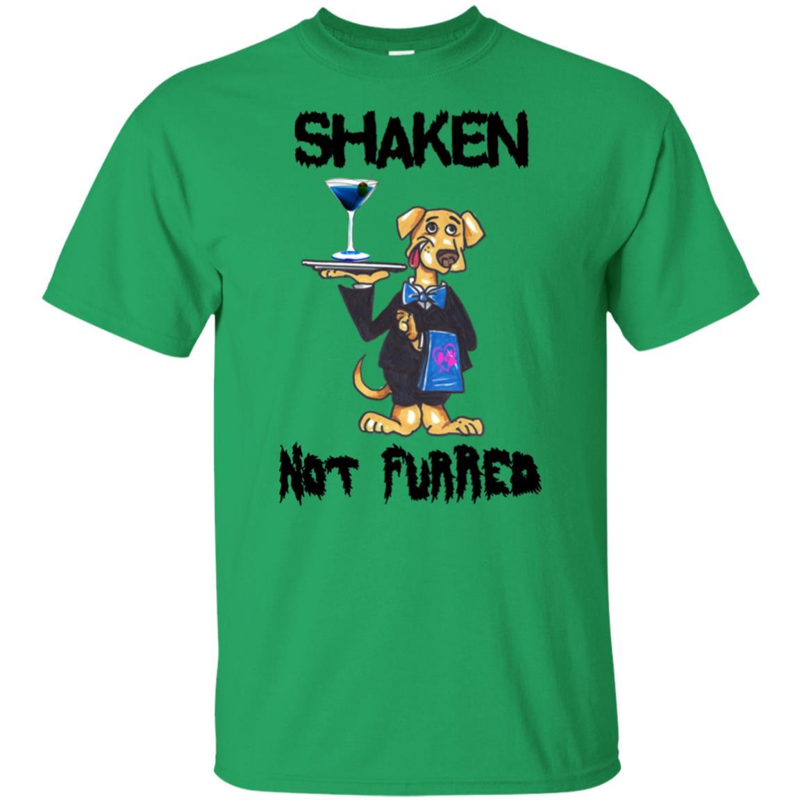 Shaken Not Furred Ultra Soft Cotton T-Shirt for Women | Funny Wine Lover Tee | Perfect for Wine Tasting, Girls Night Out & Casual Wear