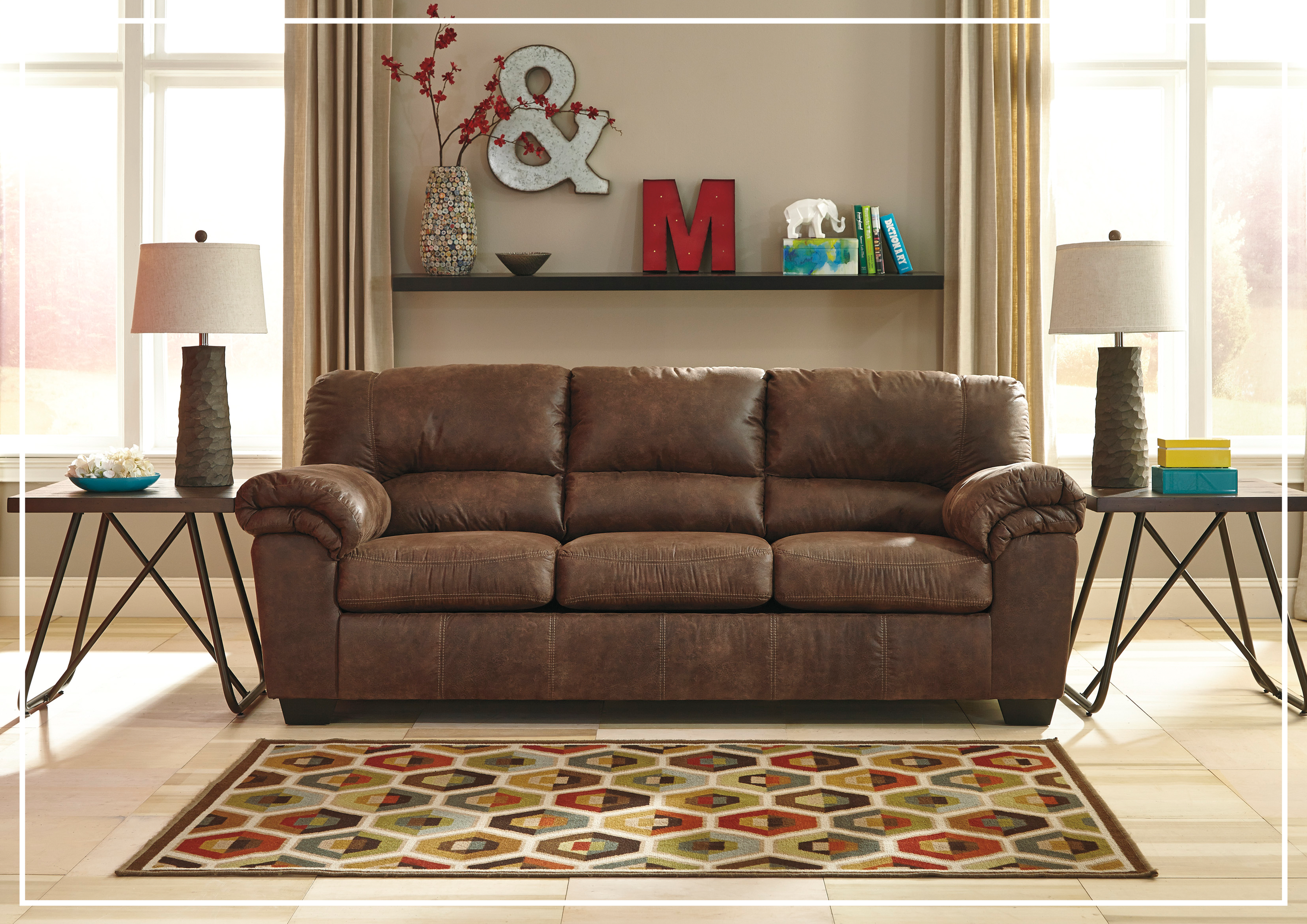 Gio Italia Bradford 3-Seater Full XL Size Faux Leather Sleeper Sofa Bed - Convertible Couch for Living Room, Guest Room & Small Spaces