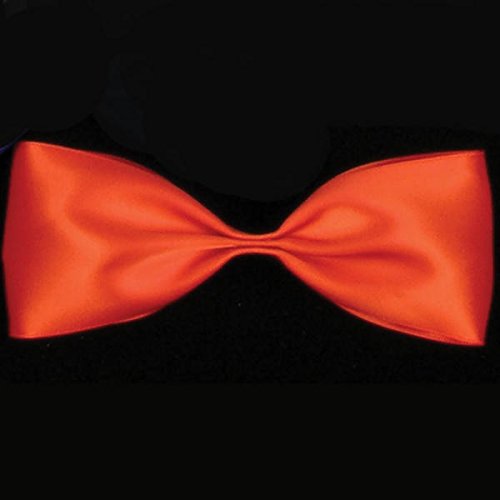 The Ribbon People Mango Orange Double-Faced Satin Craft Ribbon - 2 Inch x 27 Yards Bulk Spool for Gift Wrapping, DIY Crafts, Hair Bows & Party Decorations