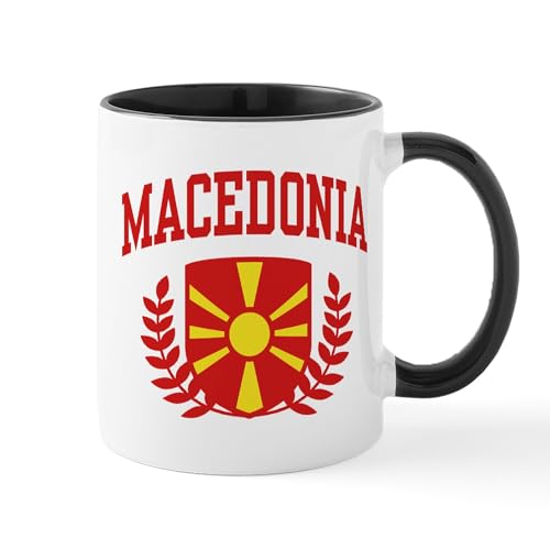 White/Black Inside - Macedonia Mug