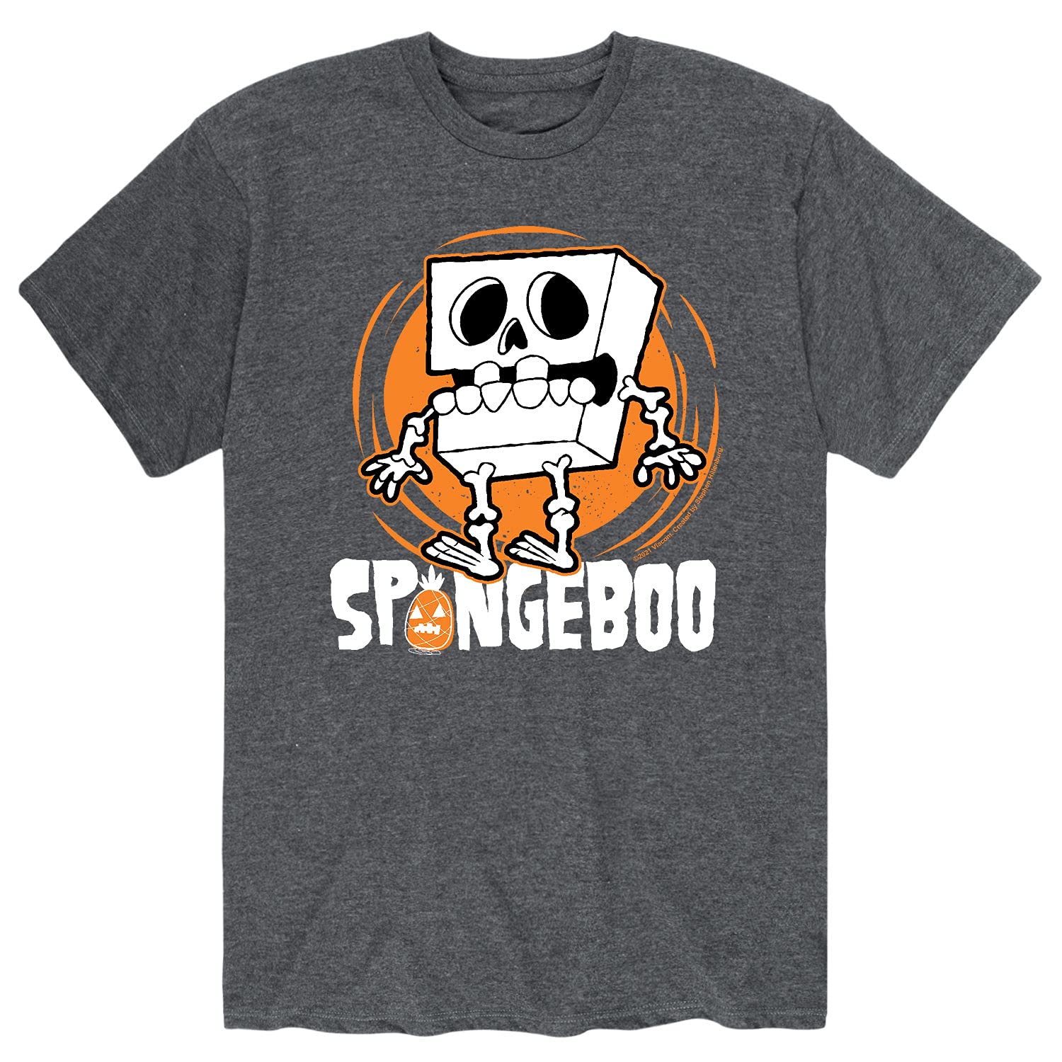 HYBRID APPAREL Men's Spongebob Squarepants Graphic T-Shirt - Short Sleeve Cartoon Tee for Casual Wear & Fan Merchandise