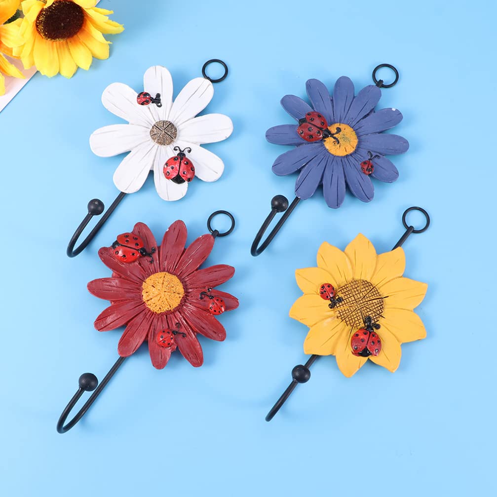 TEHAUX 2-Pack Wall Mounted Hooks - Heavy Duty Coat Hangers, Bag & Hat Hooks for Closet, Entryway, Bathroom - Space Saving Key Holder & Organizer for Home, Office & Dorm Room