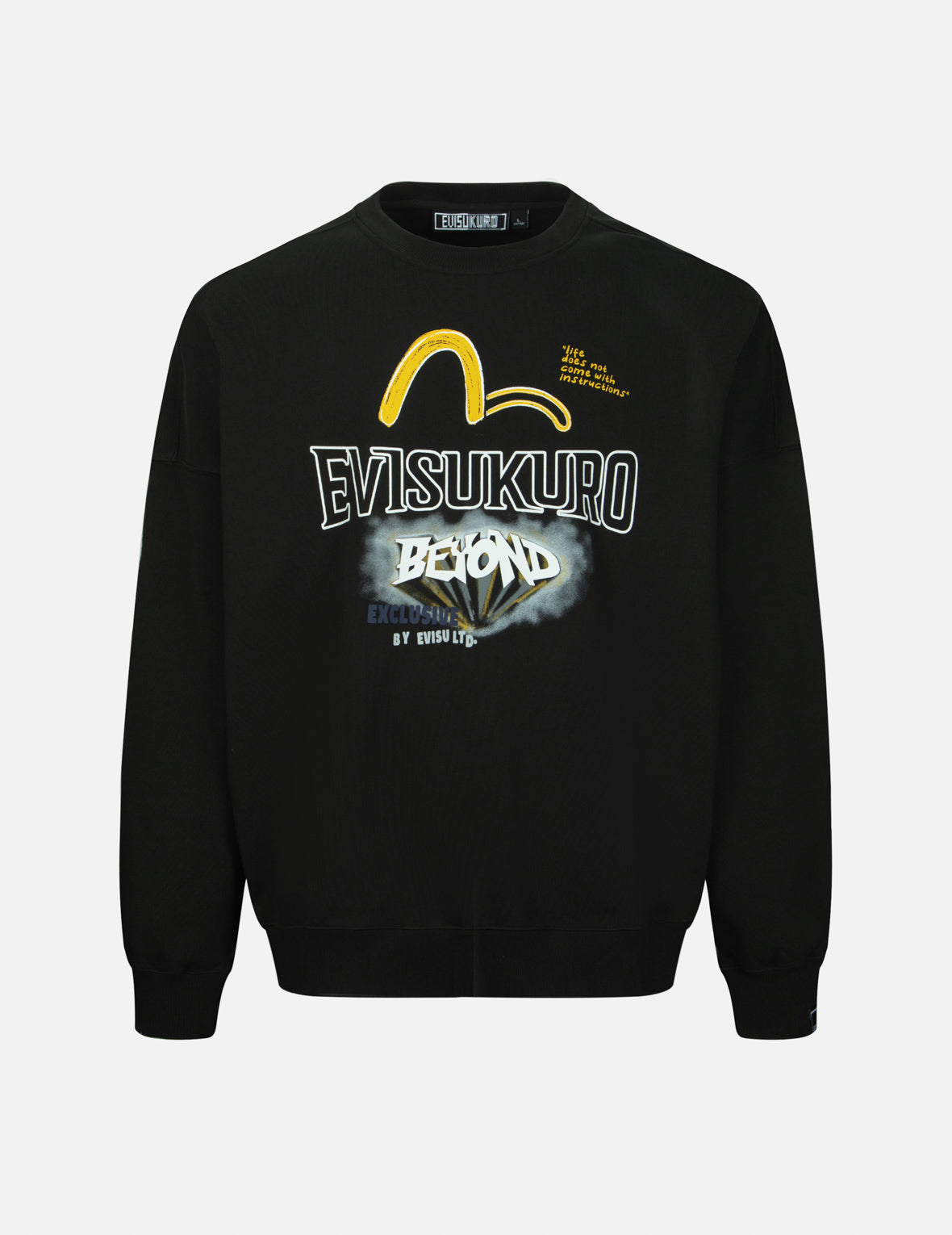 Stylish Multi Logo Print Oversized Sweatshirt for Men & Women | Trendy Streetwear Fashion | Perfect for Casual Outfits, Loungewear & Cool Weather
