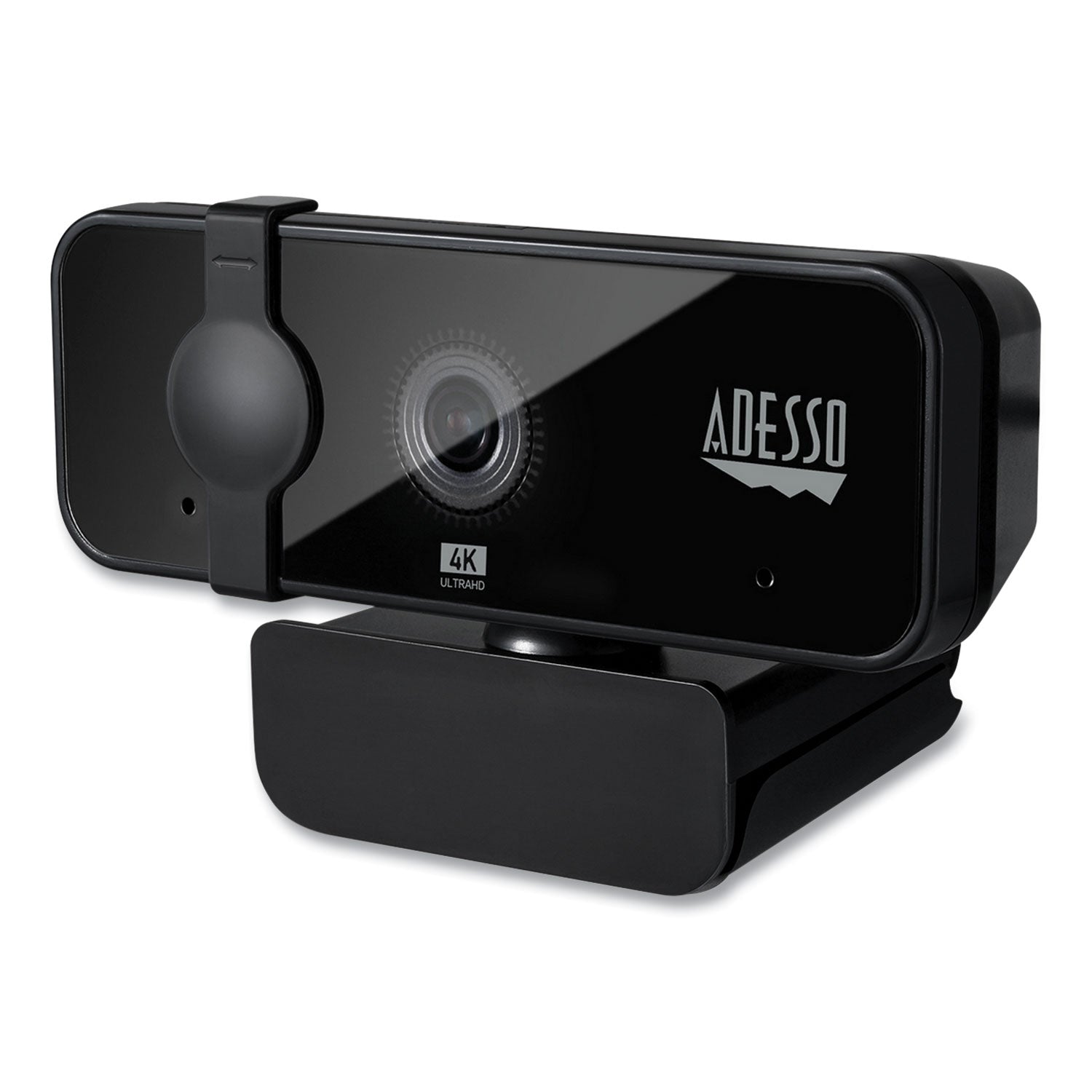 Adesso Cybertrack H6 4K USB Webcam with Built-in Microphone - 3840x2160 Resolution, 8MP Fixed Focus Camera for Video Conferencing, Streaming & Online Classes (Black)