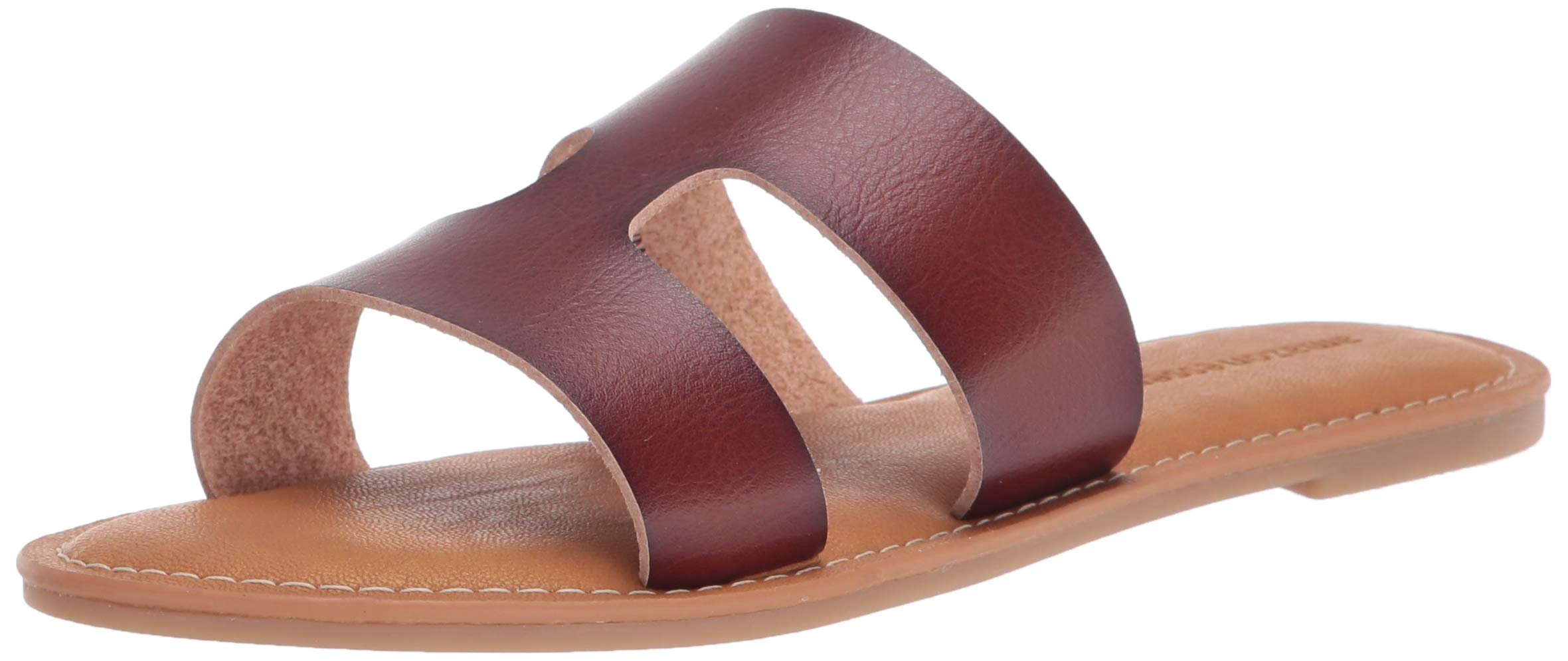 Amazon Essentials Women's Flat Banded Sandals - Comfortable Casual Summer Shoes for Beach, Walking & Everyday Wear