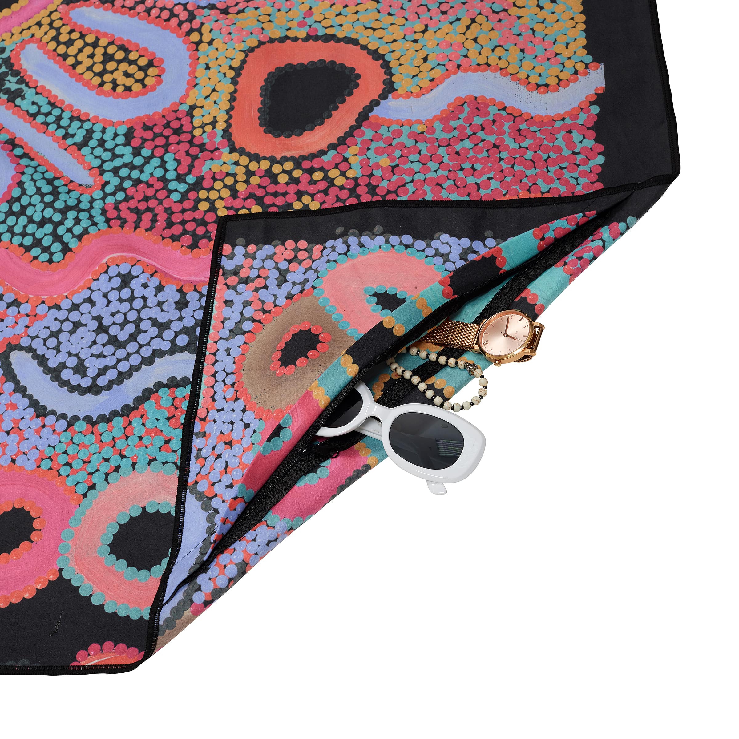Premium Sand-Free Beach Towel for Camping & Outdoor Adventures - Quick Dry, Lightweight, and Ultra Absorbent for Moonlight Beach Trips