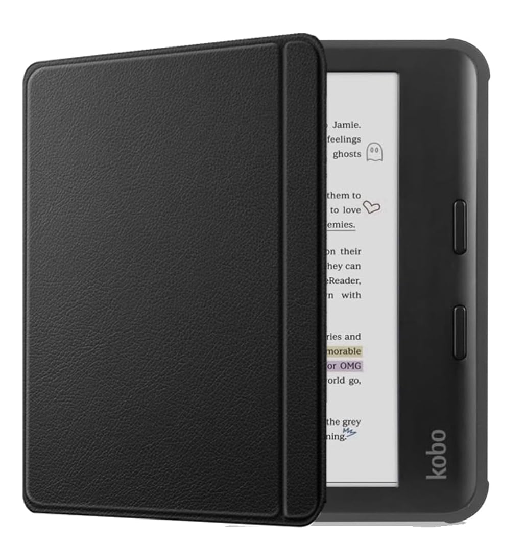 Premium PU Leather Case for Kobo Libra Colour & Libra 2 eReader - Slim Protective Cover with Auto Sleep/Wake | Perfect for Reading, Travel & Daily Commute