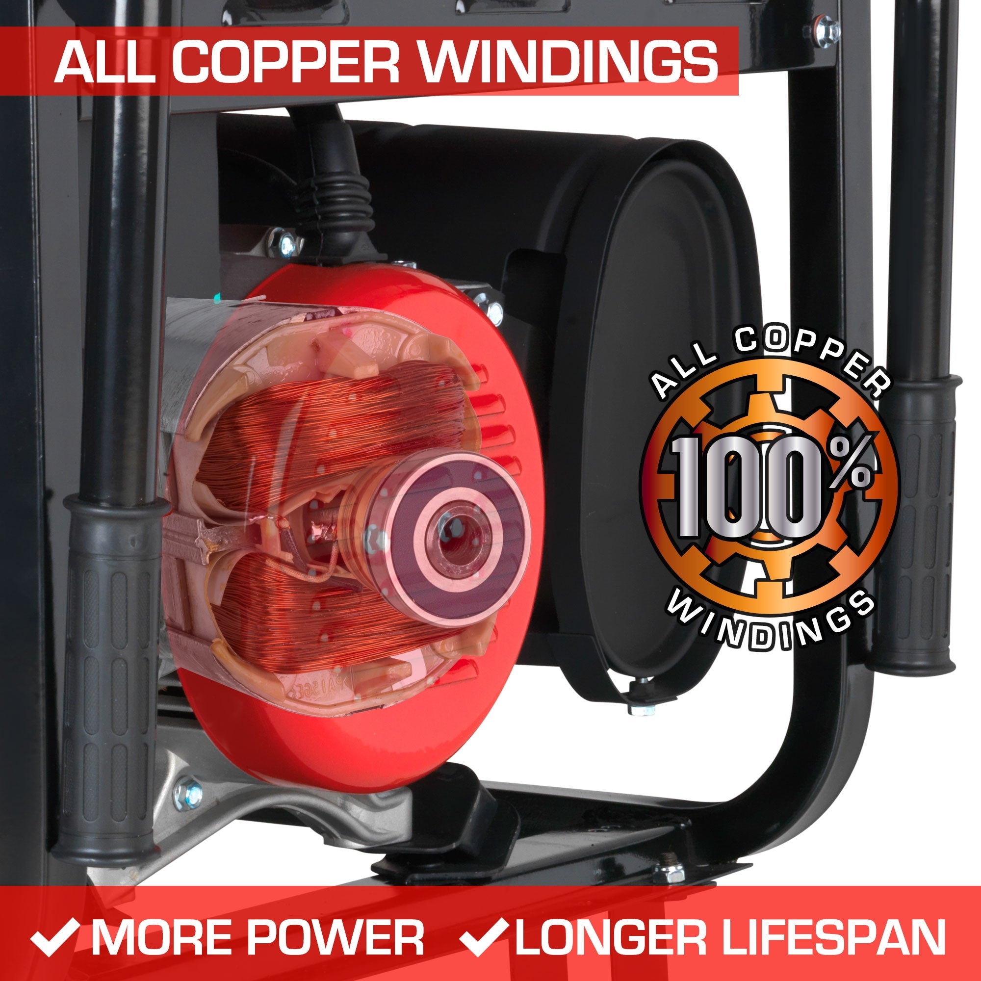 10,000 Watt Portable Gasoline Generator - Powerful Backup Power for Home, Camping & Emergencies