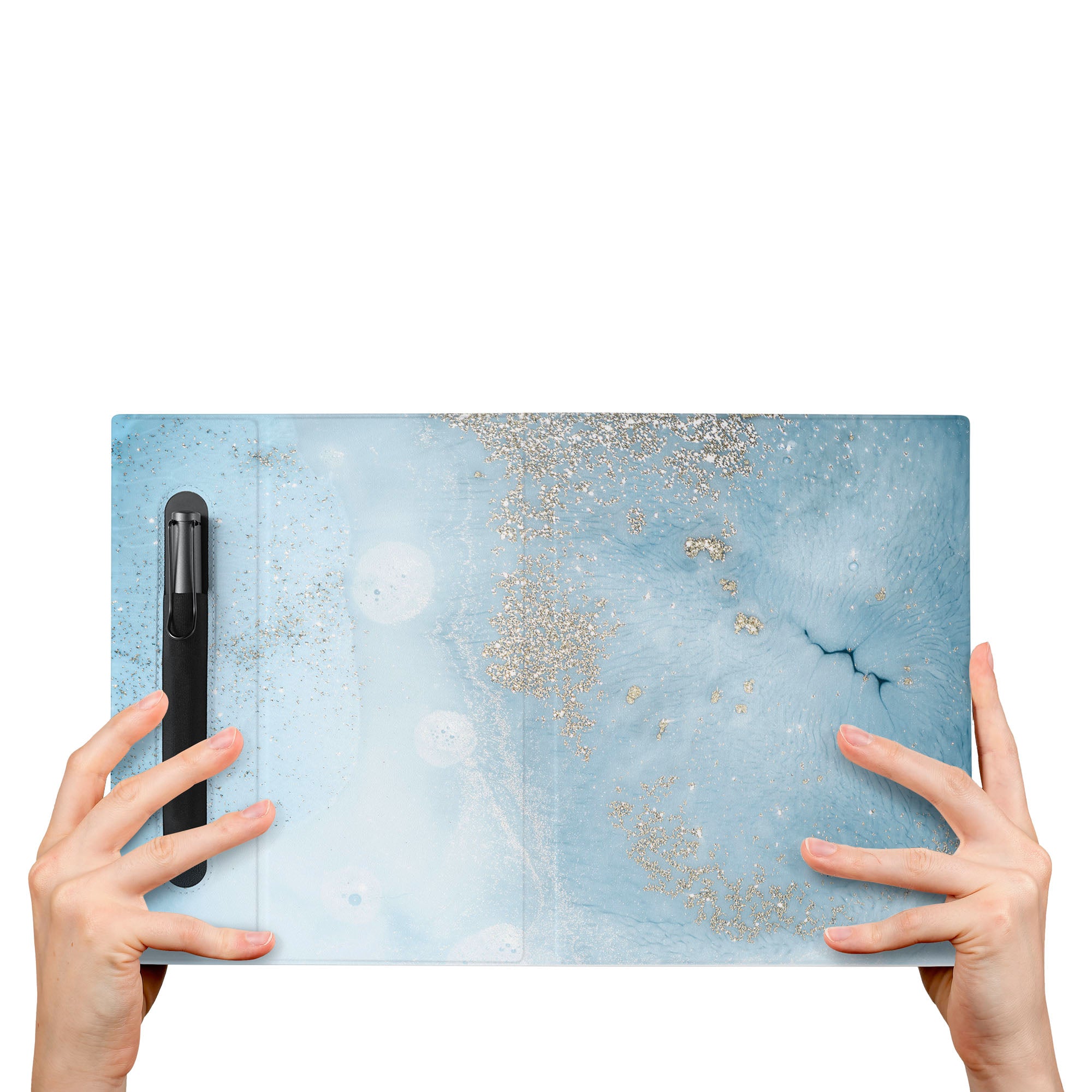 Premium reMarkable 2 Tablet Case & Marker Plus Stylus Bundle - Marble Gold | Protective Cover for Paper Tablet | Perfect for Note-Taking, Sketching & Digital Paperwork