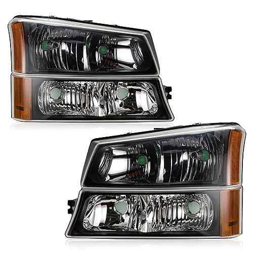 Clear Lens Black Housing Amber Corner