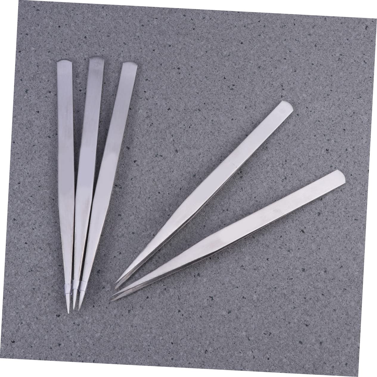 Minkissy 10-Piece Eyelash Extension Tweezers Set - Straight & Cluster Tweezers for Lash Extensions, Eyebrows & Precision Work - Professional Sewing & Beauty Tools for DIY & Salon Use