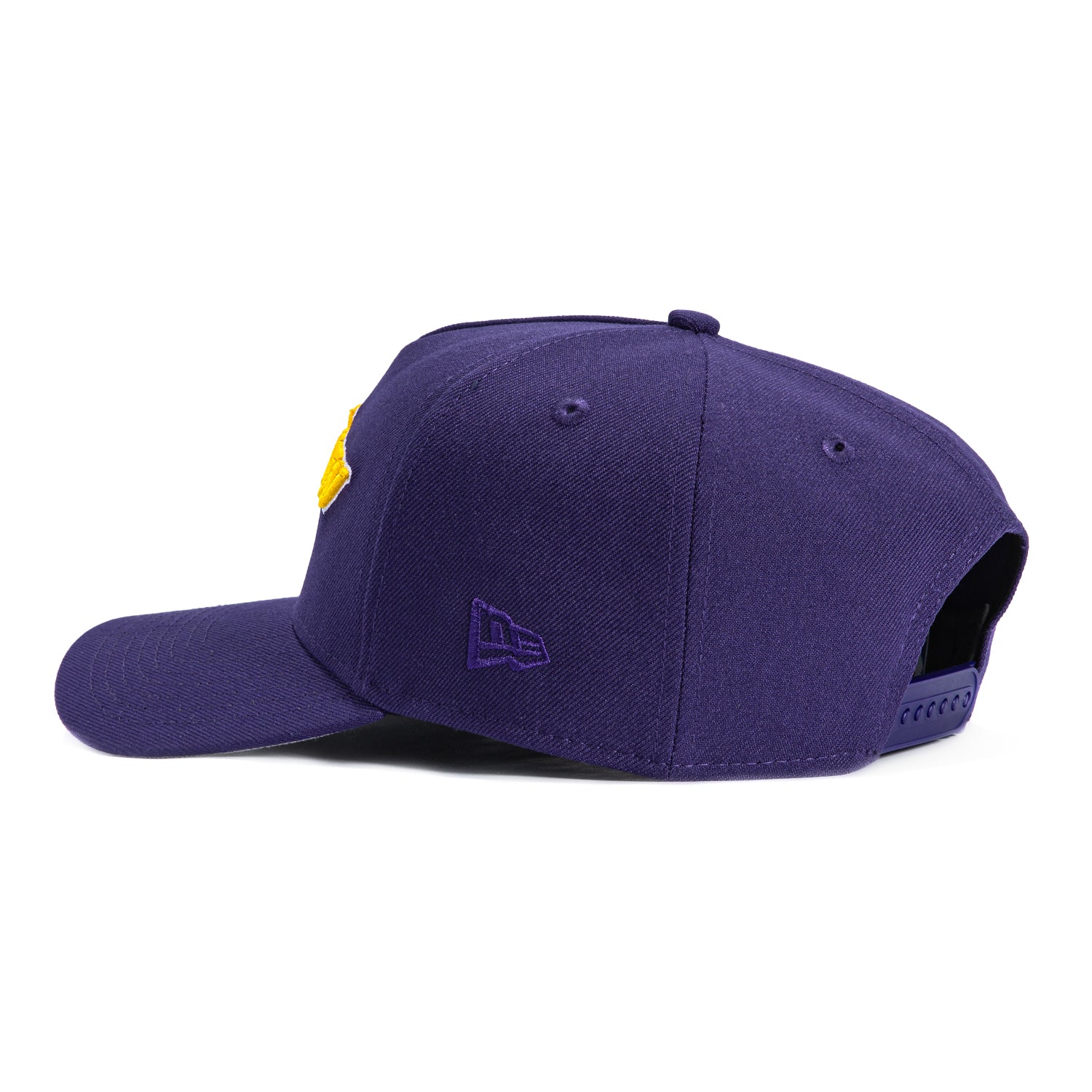 New Era 9Forty A-Frame Los Angeles Lakers Snapback Hat - Purple & Gold | Official NBA Merchandise for Lakers Fans, Game Day & Streetwear Fashion