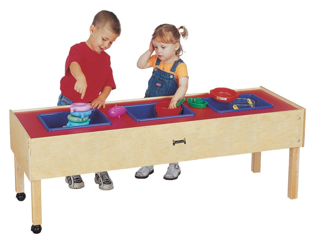 Jonti Craft 0886JC Toddler 3-Tub Sensory Play Table - 20