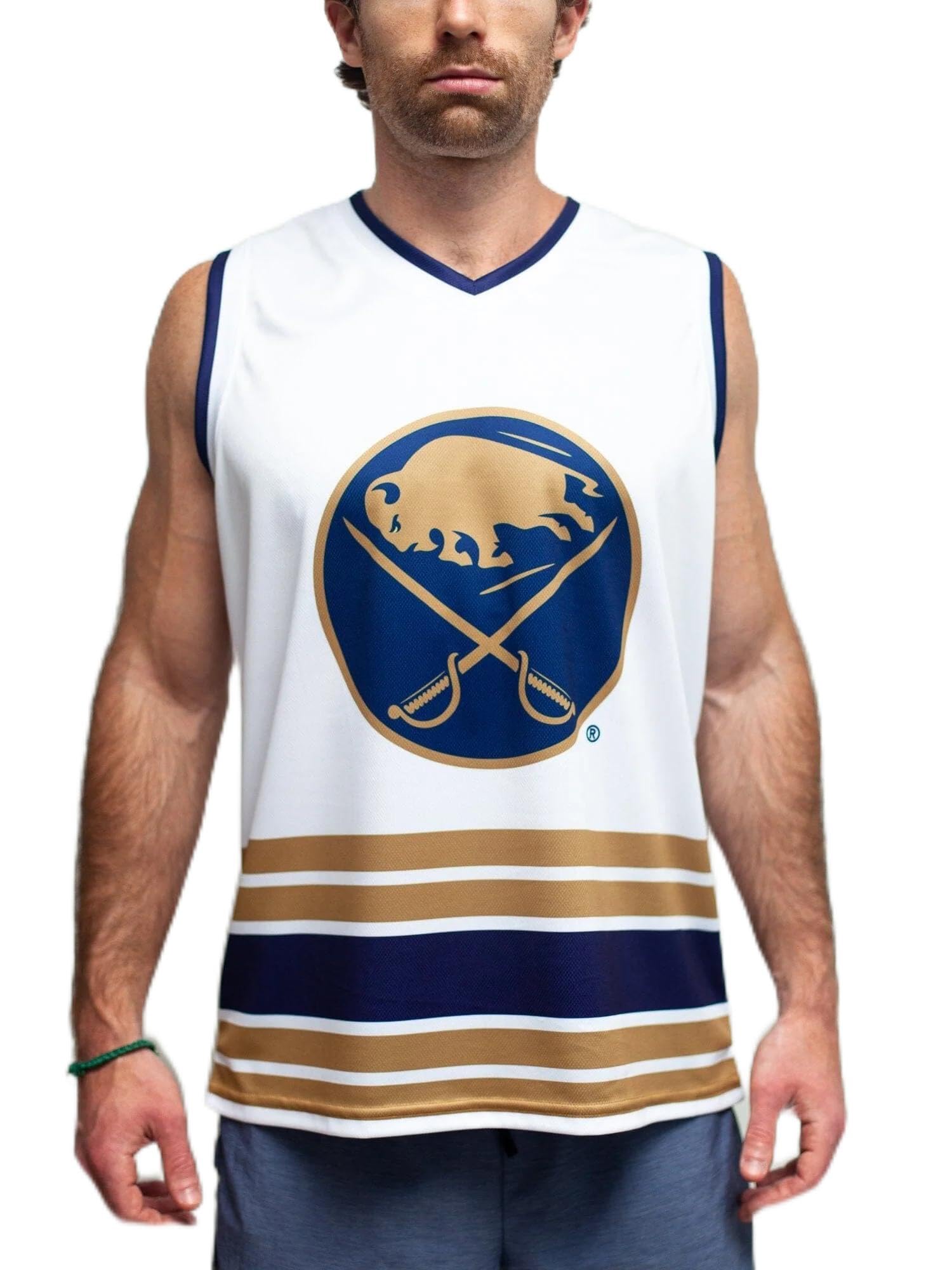 Calhoun NHL Men's Hockey Tank Top - Alternate Team Logos for Casual Wear & Sports Events
