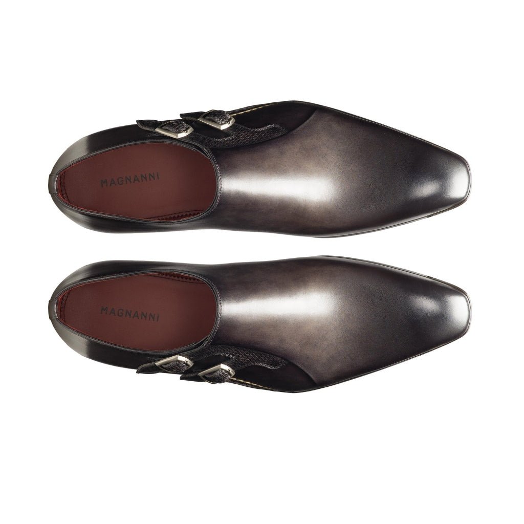 MAGNANNI Javier Men's Formal Dress Shoes in Grey - Perfect for Weddings, Business Meetings & Special Occasions