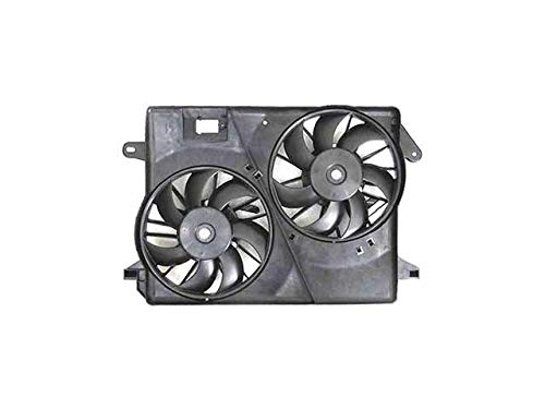 Dual Radiator Fan Assembly Replacement for 2009-2018 Dodge Charger - High Performance Cooling System - Perfect for Overheating Prevention & Engine Protection
