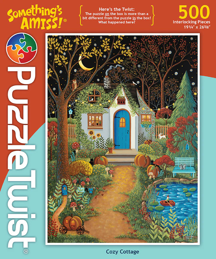 Cozy Cottage 1000-Piece Jigsaw Puzzle for Adults - Relaxing Countryside Scenery - Perfect for Family Game Night & Stress Relief
