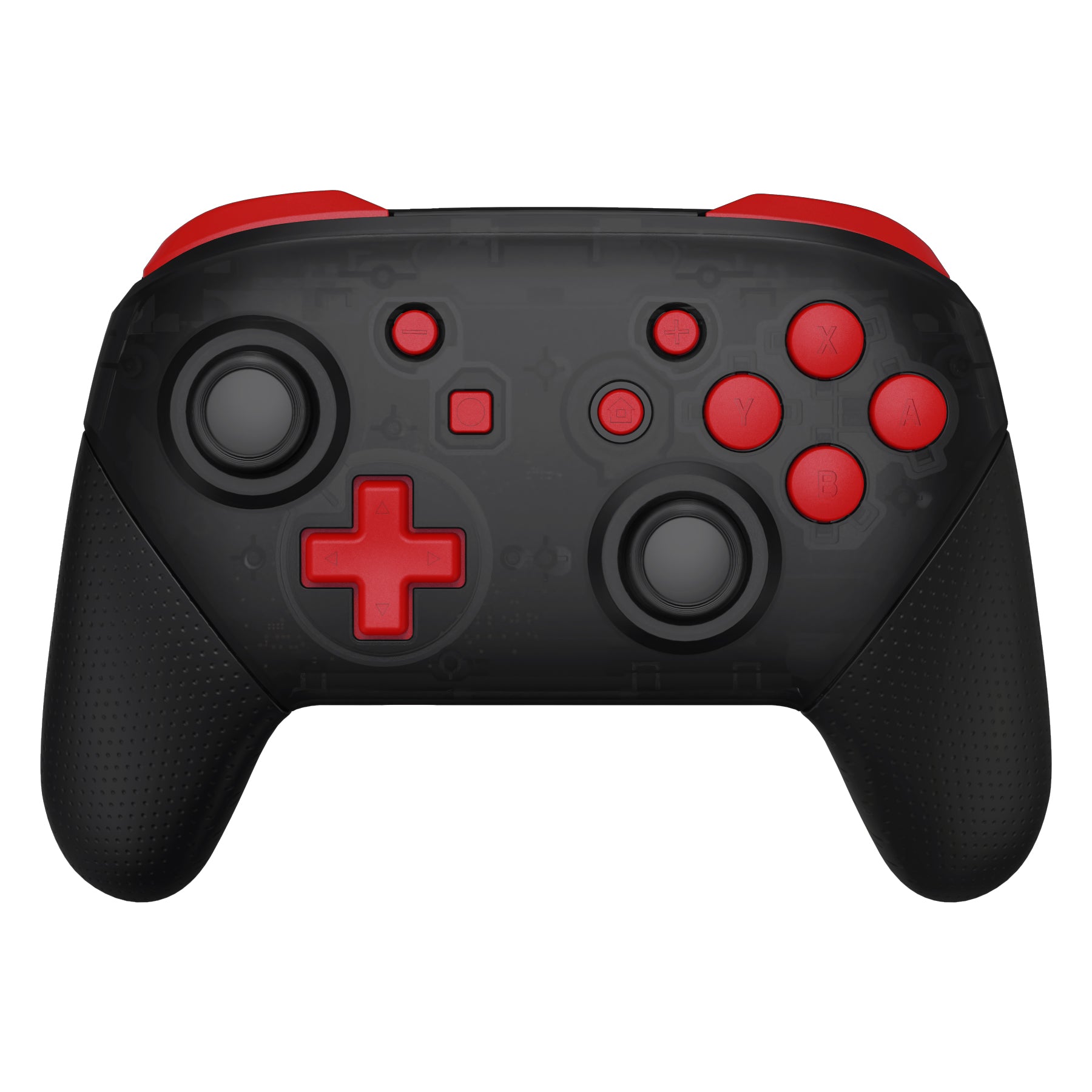 eXtremeRate DIY Replacement Full Set Buttons for Nintendo Switch Pro Controller - Passion Red (KRP332) | Custom Gaming Accessories for Enhanced Gameplay Experience