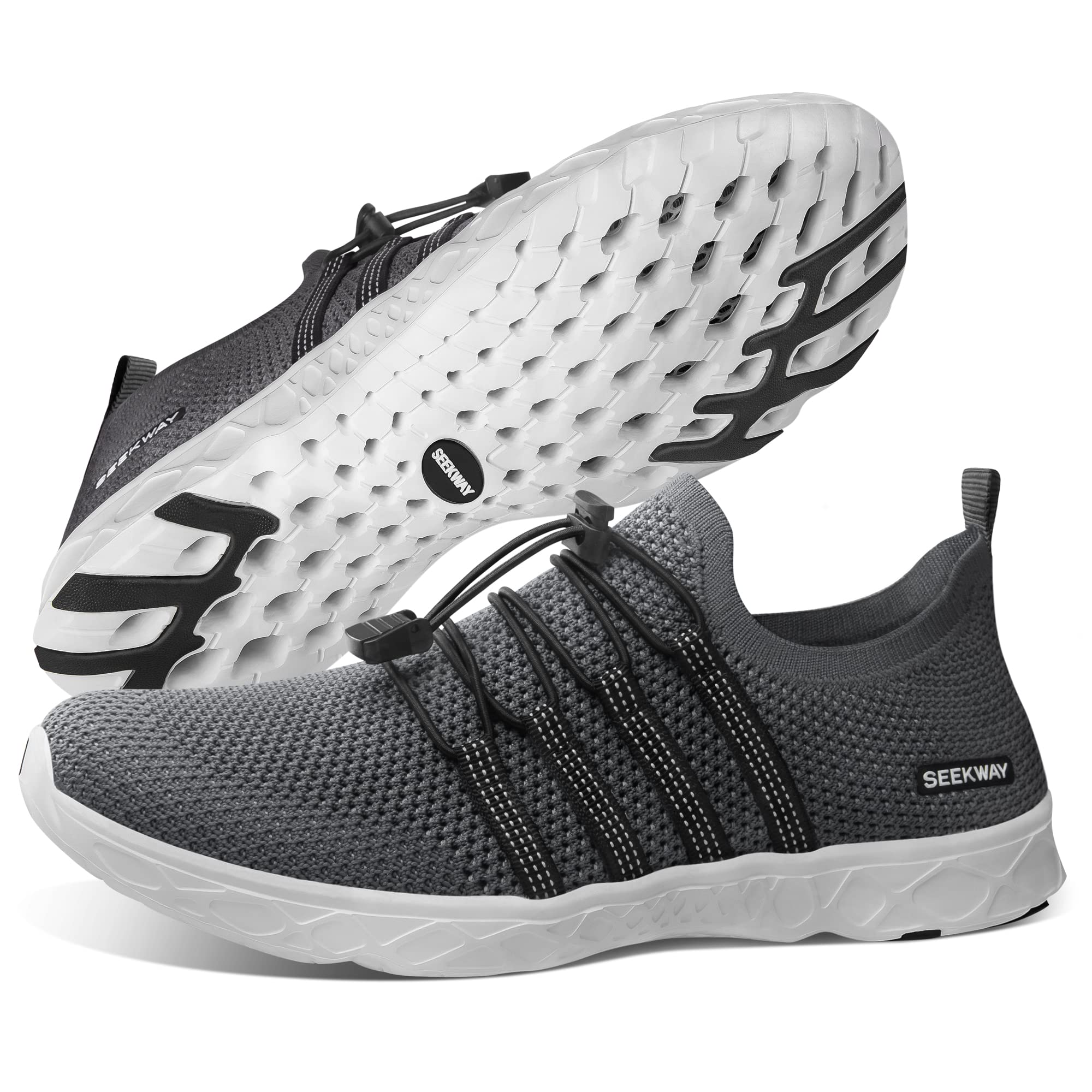 SEEKWAY Women's Quick Dry Water Shoes - Barefoot Aqua Shoes for Beach, Pool, Hiking & Water Sports | Lightweight & Comfortable for Swimming, Surfing & Outdoor Activities | Model SP005